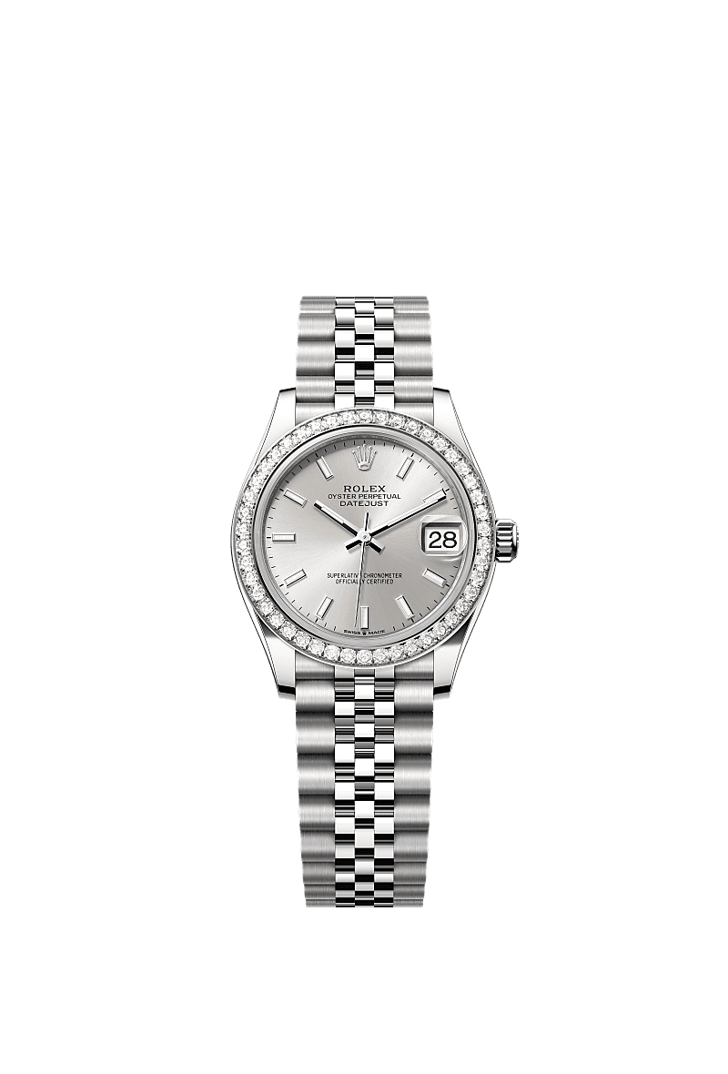 Rolex - Datejust 31 Stainless Steel Diamond / Jubilee / Silver — Ref. 278384RBR