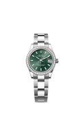 Rolex - Datejust 31 Stainless Steel Diamond / Oyster / Green — Ref. 278384RBR