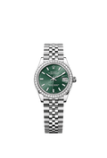 Rolex - Datejust 31 Stainless Steel Diamond / Jubilee / Green — Ref. 278384RBR