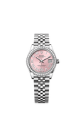 Rolex - Datejust 31 Stainless Steel Diamond / Jubilee / Pink - Roman — Ref. 278384RBR