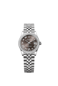 Rolex - Datejust 31 Stainless Steel Diamond / Jubilee / Grey - Roman — Ref. 278384RBR