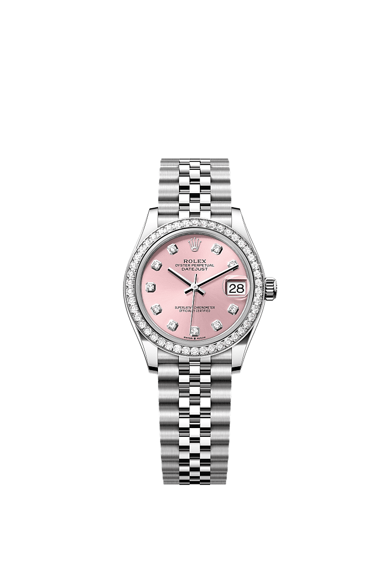 Rolex - Datejust 31 Stainless Steel Diamond / Jubilee / Pink - Diamond — Ref. 278384RBR