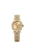 Rolex - Lady-Datejust 28 Yellow Gold Diamond / Jubilee / Champagne Diamonds — Ref. 279138RBR
