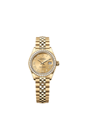 Rolex - Lady-Datejust 28 Yellow Gold Diamond / Jubilee / Champagne Roman — Ref. 279138RBR