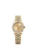 Rolex - Lady-Datejust 28 Yellow Gold Diamond / Jubilee / Champagne Diamond — Ref. 279138RBR