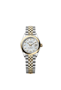 Rolex Lady-Datejust 28 Rolesor Yellow Domed / Jubilee / MOP — Ref. 279163