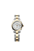 Rolex Lady-Datejust 28 Rolesor Yellow Domed / Oyster / MOP — Ref. 279163