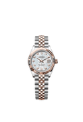 Rolex Lady-Datejust 28 Rolesor Rose Fluted / Jubilee / MOP — Ref. 279171