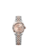 Rolex Lady-Datejust 28 Stainless Steel / Rose Gold / Fluted / Rose / Jubilee — Ref. 279171