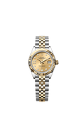 Rolex Lady-Datejust 28 Rolesor Yellow Fluted / Jubilee / Champagne Diamond — Ref. 279173