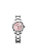 Rolex Lady-Datejust 28 Stainless Steel Fluted / Pink / Oyster — Ref. 279174