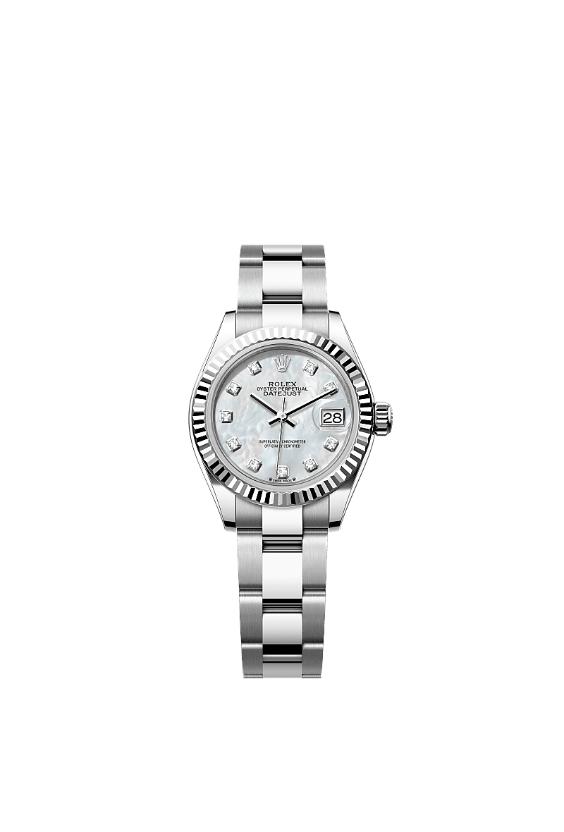 Rolex Lady-Datejust 28 Stainless Steel Fluted / Oyster — Ref. 279174