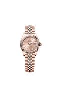 Rolex Lady-Datejust 28 Rose Gold / Fluted / Rose / Jubilee — Ref. 279175