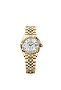 Rolex Lady-Datejust 28 Yellow Gold Fluted / Jubilee / MOP — Ref. 279178