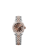 Rolex - Lady-Datejust 28 Rolesor Rose Diamond / Jubilee / Chocolate Diamond — Ref. 279381RBR