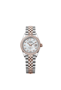 Rolex - Lady-Datejust 28 Rolesor Rose Diamond / Jubilee / MOP — Ref. 279381RBR