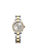 Rolex - Lady-Datejust 28 Rolesor Yellow Diamond / Oyster / Silver Diamond — Ref. 279383RBR