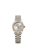Rolex - Lady-Datejust 28 Rolesor Yellow Diamond / Jubilee / Silver Diamond — Ref. 279383RBR