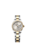 Rolex - Lady-Datejust 28 Rolesor Yellow Diamond / Oyster / Silver Diamond — Ref. 279383RBR