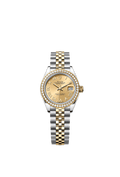 Rolex - Lady-Datejust 28 Rolesor Yellow Diamond / Jubilee / Champagne Roman — Ref. 279383RBR