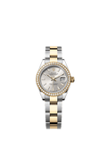 Rolex - Lady-Datejust 28 Rolesor Yellow Diamond / Oyster / Silver — Ref. 279383RBR