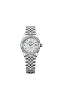 Rolex - Lady-Datejust 28 Stainless Steel / Diamond / Jubilee — Ref. 279384RBR