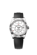Rolex Sky-Dweller White Gold / White / OysterFlex — Ref. 336239
