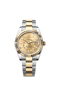 Rolex Sky-Dweller Stainless Steel - White Gold / Green / Oyster — Ref. 336934