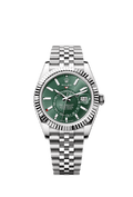 Rolex Sky-Dweller Stainless Steel - White Gold / Green / Jubilee — Ref. 336934