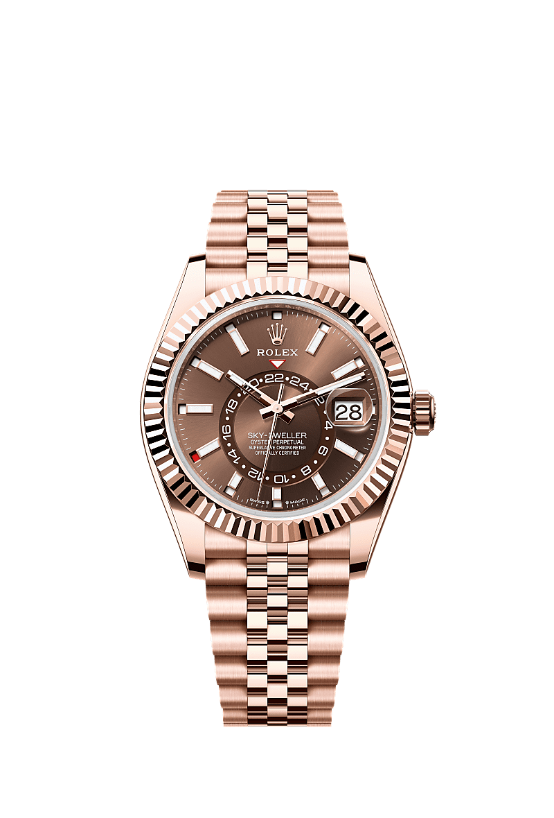 Rolex - Sky-Dweller Everose / Chocolate / Jubilee — Ref. 336935