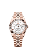 Rolex - Sky-Dweller Everose / White / Jubilee — Ref. 336935