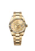Rolex Sky-Dweller Yellow Gold / Champagne / Oyster — Ref. 336938
