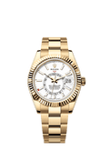 Rolex Sky-Dweller Yellow Gold / White / Oyster — Ref. 336938