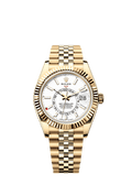 Rolex - Sky-Dweller Yellow Gold / White / Jubilee — Ref. 336938