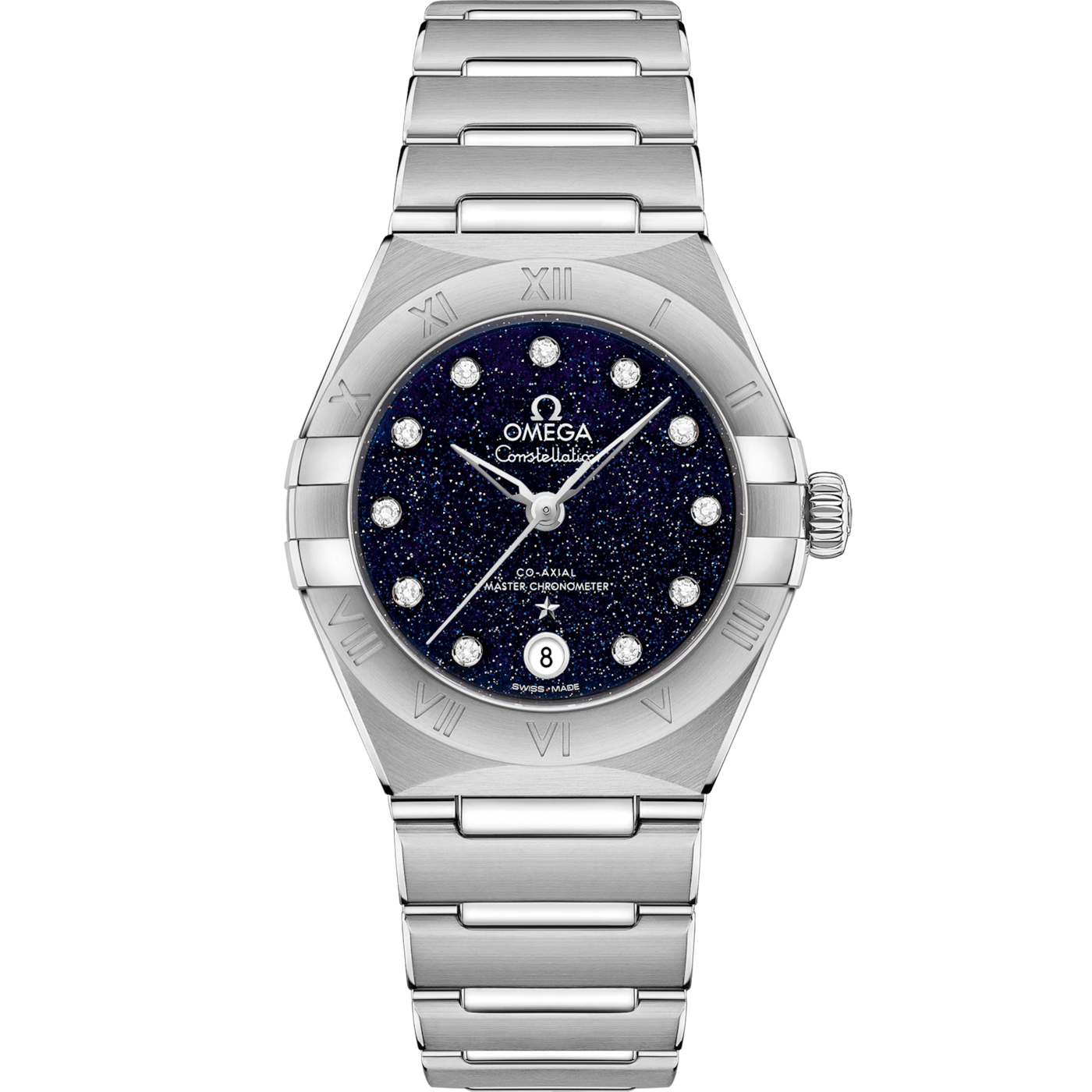 Omega Constellation Manhattan 29 Co-Axial Master Chronometer Stainless Steel / Aventurine — Ref. 131.10.29.20.53.001