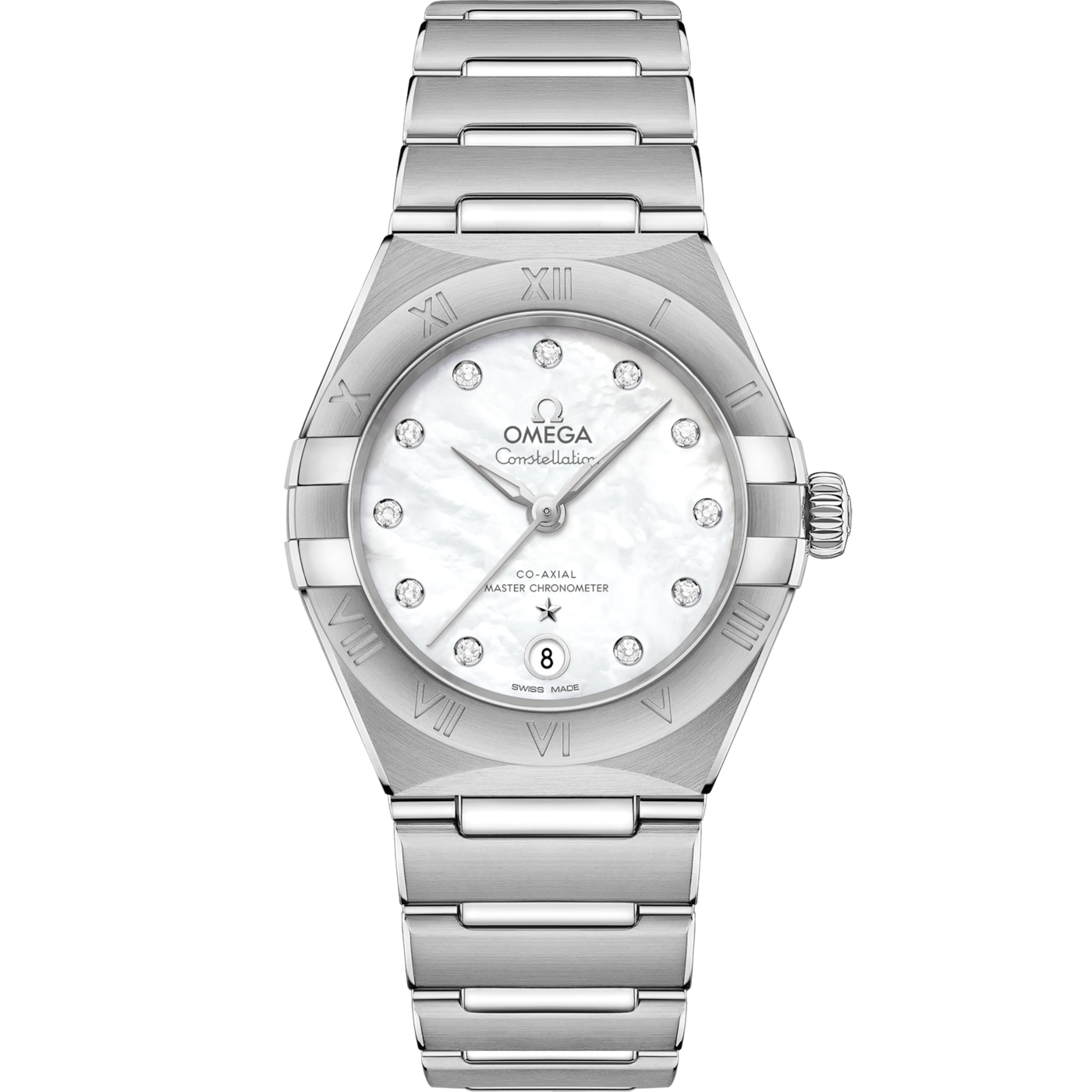 Omega Constellation Manhattan 29 Co-Axial Master Chronometer Stainless Steel / MOP — Ref. 131.10.29.20.55.001