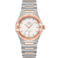 Omega Constellation Manhattan 29 Co-Axial Master Chronometer Stainless Steel / Sedna Gold / Silver — Ref. 131.20.29.20.02.001
