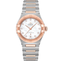 Omega Constellation Manhattan 29 Co-Axial Master Chronometer Stainless Steel / Sedna Gold / MOP — Ref. 131.20.29.20.55.001
