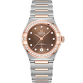 Omega Constellation Manhattan 29 Co-Axial Master Chronometer Stainless Steel / Sedna Gold / Brown Diamond / Diamond — Ref. 131.25.29.20.63.001