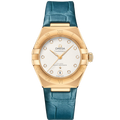 Omega Constellation Manhattan 29 Co-Axial Master Chronometer Yellow Gold / Silver - Diamond — Ref. 131.53.29.20.52.001