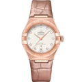Omega Constellation Manhattan 29 Co-Axial Master Chronometer Sedna Gold / Silver - Diamond — Ref. 131.53.29.20.52.002