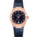 Omega Constellation Manhattan 29 Co-Axial Master Chronometer Sedna Gold / Aventurine — Ref. 131.53.29.20.53.003