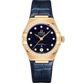 Omega Constellation Manhattan 29 Co-Axial Master Chronometer Yellow Gold / Diamond / Aventurine — Ref. 131.58.29.20.53.001