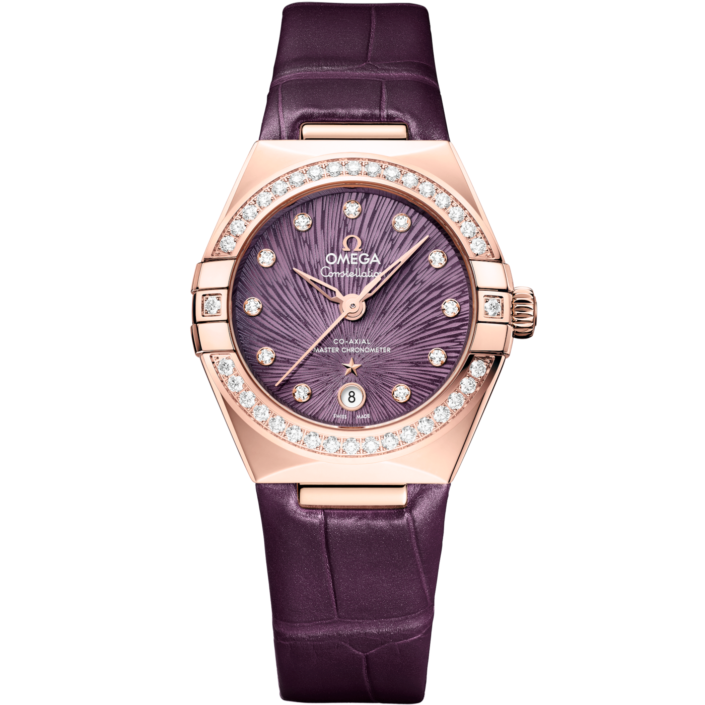Omega Constellation 29åÊmm, Sedna gold on Alligator - 131.58.29.20.60.002 — Ref. 131.58.29.20.60.002