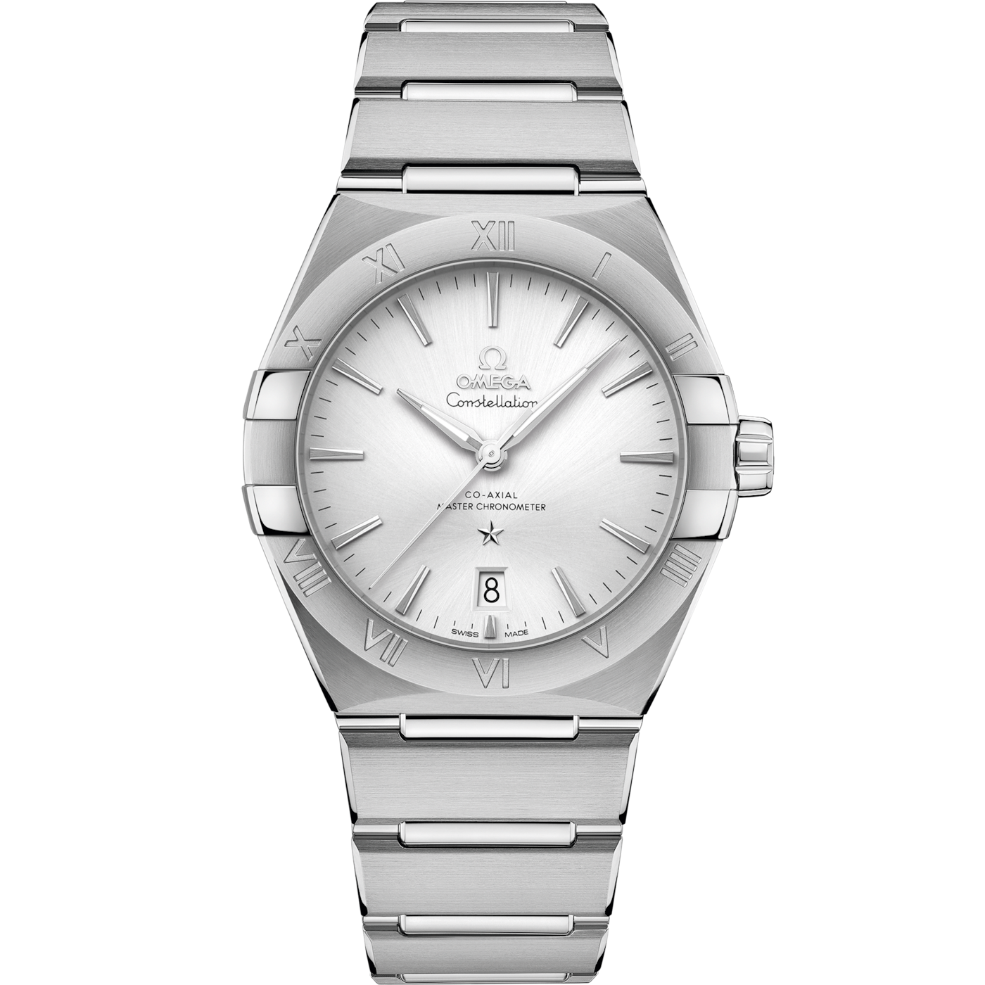 Omega Constellation Master Chronometer 39 Stainless Steel / Silver / Bracelet — Ref. 131.10.39.20.02.001