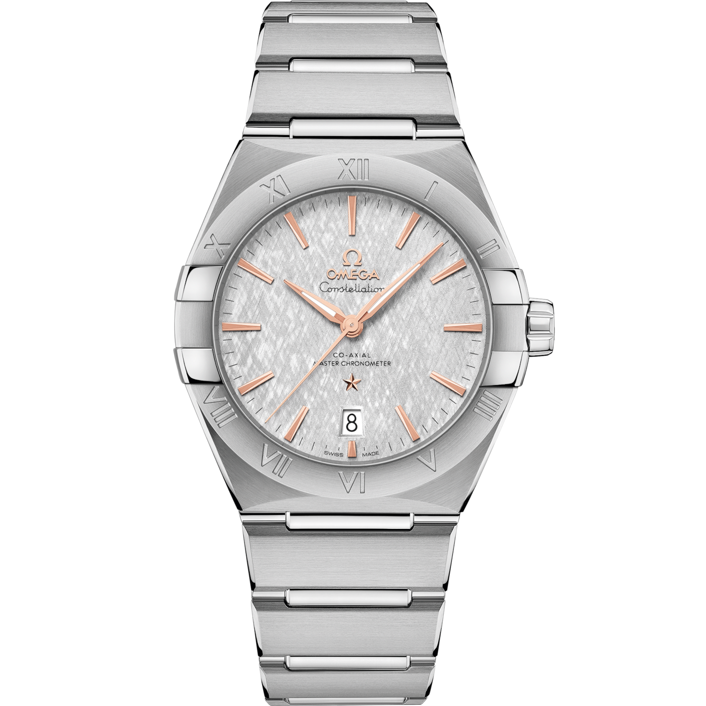 Omega Constellation Master Chronometer 39 Stainless Steel / Silver / Bracelet — Ref. 131.10.39.20.06.001