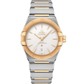 Omega Constellation Master Chronometer 39 Stainless Steel / Yellow Gold / Silver / Bracelet — Ref. 131.20.39.20.02.002