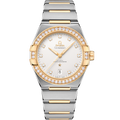 Omega Constellation Master Chronometer 39 Stainless Steel / Yellow Gold - Diamond / Silver / Bracelet — Ref. 131.25.39.20.52.002