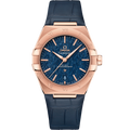 Omega Constellation Master Chronometer 39 Sedna / Blue / Alligator — Ref. 131.53.39.20.03.001
