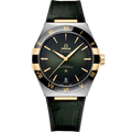 Omega Constellation Master Chronometer 41 Stainless Steel / Yellow Gold / Ceramic / Green — Ref. 131.23.41.21.10.001